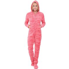 Invest in yourself, invest in comfort. Relax in both comfort and style with these stylish onesie adult pajamas women from Alexander Del Rossa. Whether you decide to buy this fleece non-footed or footed pajamas as a gift or for yourself, everyone deserves a life of comfort. Feel good from head to toe in the fabric you wear. Warm and soft, this onesie women pajamas set are made from coral fleece to keep you warm no matter how low the temperature drops. Plus, there’s a cozy drawstring hood to keep Adult Footie Pajamas, Fleece Overalls, Winter Pjs, Adult Onesie Pajamas, Womens Onesie, Footed Pajamas, Orange Texture, Adult Pajamas, One Piece Clothing