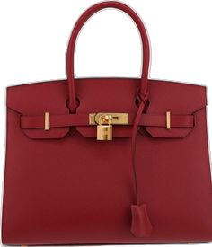 Birkin 30, Jane Birkin, Red Design, Logo Stamp, Wine Red, Metal Stamping, Fashion Branding, Collage, Handbags