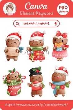 some cute little bears with hats and scarves on their heads, all in different outfits