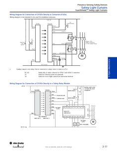 the wiring diagram for an electrical device with two different types of circuiting and control