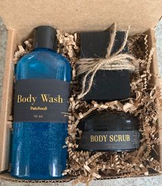 This gift box is perfect for your self care day. The luxurious body was and body scrub are sure to relax and wash your stress away. Men Self Care, Valentines Gift For Men, Gift Box For Men, Mens Valentines Gifts, Spa Gift Box, Care Box, Bath Essentials, Spa Gifts Set, Spa Gift