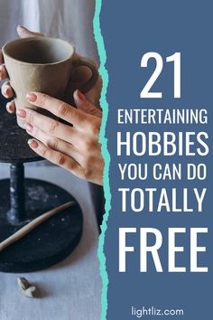 View this blog post on lightliz.com and check these 21 entertaining hobbies for free! Here you'll find all the hobbies and free time activities you can do for totally free - from indoor to outdoor hobbies, for men and women. #freehobby #funhobbies #hobbiesideas Hobbies To Pick Up, Outdoor Hobbies, Free Time Activities, Finding A Hobby, Hobbies For Men, Time Activities