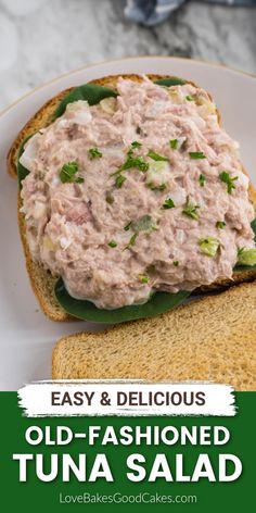 Old-Fashioned Tuna Salad Tuna Salad Recipe Easy, Tuna Salad Sandwich Recipe, Tuna Fish Sandwich, Fish Sandwich Recipes, Best Tuna Salad Recipe, Tuna Fish Recipes, Tuna Melt Recipe, Best Tuna Salad, Salad Sandwich Recipe