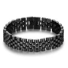 Look stylish, modern, and classy wearing this solid stainless steel link chain wrist bracelet! The bracelet is carefully crafted out of high-quality stainless steel metal that is perfectly safe to wear, feels great on the skin, and lasts for years. It looks classy and fashionable with the five-layer link chain design. It can also be worn as an accessory to go with any type of outfits. The timeless design will compliment your individual style and can be worn for any occasion. It looks similar to Egyptian Bracelet, Stainless Steel Bracelet Men, Bracelet Viking, Wristband Bracelet, Mens Jewelry Bracelet, Metal Bracelets, Black Steel, Steel Bracelet, Stainless Steel Chain