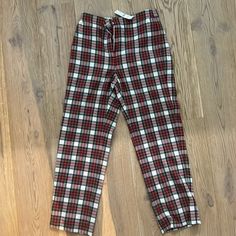 Never Been Worn, Great Holiday Pants Trendy Christmas Pants, Christmas Long Pants, Tartan Pajama Pants, Holiday Pants, Red Jumpsuit, Red Tartan, Black Red, Tartan, Pant Jumpsuit