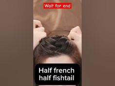 Give this hairstyle a try ✨🫶 #coquette #shortsfeed #shorts #hairtok #frenchbraid #fishtailbraid #diy Hair Due, Hair Tutorials For Medium Hair, Fish Tail Braid, French Braid, Hair Skin, Hair Tutorial, Medium Hair Styles, Skin Care Tips, Health And Beauty