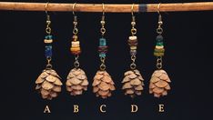 Lovers of natural jewelry take note! The forest jewelry collection is expanded with new pine cone earrings. These beautiful wooden earrings are decorated with real pine cones from the Black Forest in southern Germany and will delight any nature lover. The handcrafted wooden jewelry pieces are a perfect gift for the natural jewelry lover. Each earring has been carefully made from natural materials and is therefore unique. Wear a piece of the forest on your ears with a pair of fir earrings and sho Pine Cone Earrings, Forest Earrings, Forest Jewelry, Southern Germany, Rainy Day Fun, Jewelry Hippie, Natural Jewelry, 25th Birthday, Ethnic Earrings