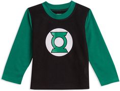 Toddler boys' pajamas set features the DC Comics superhero, Green Lantern. Knit top has a raglan style sleeve and the iconic Green Lantern logo. Velcro tabs on the shoulder allow for the detachable cape. Matching bottoms have an elastic waist and a loose fit for comfort. Material is 100% polyester. Color is black/green. Flame resistant. Machine washable. Imported. Superhero Long Sleeve Tops With Character Print, Lantern Logo, Green Lantern Logo, Long Pajamas, Detachable Cape, Dc Comics Superheroes, Boys Pajamas, Green Lantern, Pajamas Set