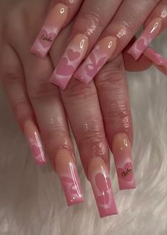 Nails Acrylic Kawaii, Kawaii Gel Nails, Simple Kawaii Nails, Oldies Nails, Cute Kawaii Nails, Gel Nails Y2k, Y2k Nails Acrylic, Almond Ombre, Art Sanrio