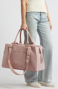 Béis Commuter Duffle Bag | Nordstrom Best Weekender Bag For Women, Beis Luggage, Summer Wardrobe Essentials, Luggage Strap, Swimming Outfit, Duffle Bags, Nordstrom Anniversary Sale, Trendy Chic, Garment Bag