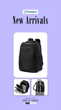 Travelpro Maxlite 5 Backpack — Free Shipping Nationwide 1 Color Available Shop Now: https://ihol.com.pk/collections/travelpro/products/travelpro%C2%AE-laptop-backpack Visit Outlets: https://ihol.com.pk/pages/our-outlets #travelpro #maxlite5 #blackbag #backpack #laptopbag #suitcase #travelbag #CarryOn #luggagesets #IHOL Luggage Shop, Backpack Free, Power Banks, Tablet Sleeve, Work Travel, Tablet Laptop, Laptop Backpack, Laptop Bag, Travel Bag