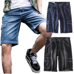 Looking for a comfortable and stylish Men's Jean Short in plus size? Our Cargo Type Summer Jean Shorts are designed to meet your needs. With a wide pocket structure and large size, they offer great functionality and convenience. Made of high-quality materials, these Men's Jean Shorts are perfect for the summer season, providing a unique and dynamic wearing experience. Don't compromise on style and comfort, choose our Plus Size Cargo Type Summer Jean Shorts! Designed by 4COLORDRESS