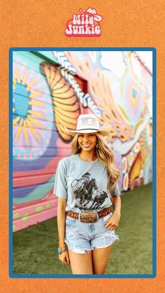 Round up some Western charm with our Cowgirl Calf Roper Graphic Tee! This tee features a stylish graphic of a cowgirl roping a calf, capturing the essence of the rodeo. Add a touch of cowgirl flair to your wardrobe with this awesome graphic tee! Unisex fit tee Made in the USA Spring Graphic Print T-shirt For Rodeo, Western Style T-shirt For Ranch In Summer, Western Style Summer T-shirt, Western Style T-shirt For Rodeo, Western Style T-shirt For Country Concerts In Spring, Casual Summer T-shirt For Ranch, Casual Summer Outdoor T-shirt, Summer Graphic Tee For Western-themed Events, Summer Rodeo Graphic Print Tops