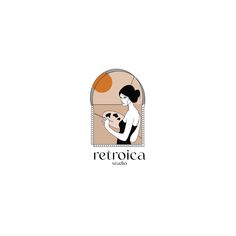 a woman holding a baby in her arms with the word retroica written below it