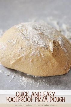 a loaf of bread sitting on top of a piece of paper