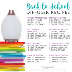 Young Living Oils Recipes, Living Oils Recipes, Diy Essential Oil Recipes, Essential Oils For Kids, Young Living Essential Oils Recipes