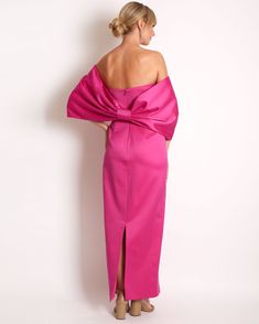 Bow Wrap – Camilyn Beth Pink Evening Dress With Bow, Elegant Fitted Dress With Pink Bow, Pink Evening Dress With Bow Straps, Pink Evening Dresses With Bow Straps, Elegant Evening Dresses With Pink Bow, Pink Formal Dress With Satin Bow, Formal Pink Dress With Satin Bow, Fitted Gown With Bow For Gala, Pink Wedding Dresses With Bow Straps