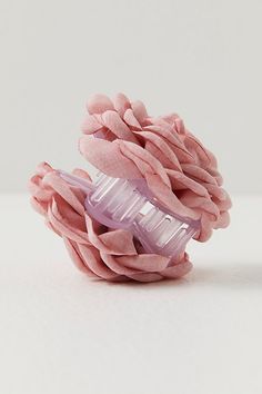 Rose Soft, Rose Hair Clip, Glossier You, Floral Hair Clip, Ladies Blouse Designs, Organza Flowers, Pink Fits, Rose Hair