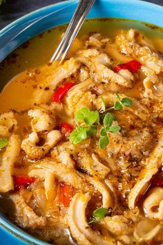 a close up of a bowl of food with meat and vegetables