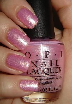 Princesses Rule - It Spring Nail Polish Colors, Opi Nail Colors, Pink Nail Polish, Colorful Nail Designs, Pink Nail, Nail Polish Designs, Opi Nails, Manicure Y Pedicure, Fancy Nails