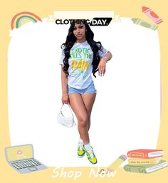 Women Casual Letter Printed Short Sleeves T-shirt Casual T-shirt For Spring Day Out, Spring Letter Print Short Sleeve T-shirt, Graphic Print Short Sleeve Shirt For Day Out, Short Sleeve Graphic Print Shirt For Day Out, Graphic Print Shirt With Short Sleeves For Day Out, Slogan Crew Neck Top For Day Out, Green Summer T-shirt With Slogan, Casual Spring T-shirt With Letter Print, Trendy Short Sleeve T-shirt For Day Out