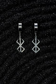 BRAND OF SACRIFICE EARRINGS – Kiyo Studios Anime Inspired Jewelry, Brand Of Sacrifice, Men's Piercings, Anime Jewelry, Men Earrings, Inspired Jewelry, Anime Inspired, Dream Jewelry, Stylish Jewelry