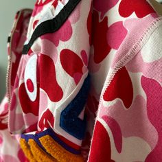 Worn Couple Times,Not My Style Anymore Bape Pink, Bape Jacket, Bape Hoodie, Shirt Jackets, Colorful Hoodies, Shirt Jacket, Mens Jackets, Jackets & Coats, Man Shop