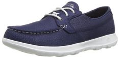 PRICES MAY VARY. Lightweight, responsive 5Gen cushioning Skechers Goga Max high-rebound insole for maximum comfort Leather-Tex lightweight synthetic upper Soft fabric lining Boat Shoe, Skechers Women, Color Fashion, Outdoor Shoes, Boating, Boat Shoes, Special Features, Soft Fabrics, Apparel Accessories