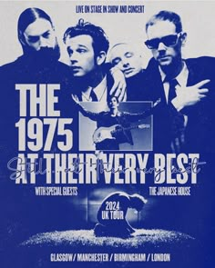 an event poster for the 1970 atthurvery best with special guests, from left to right