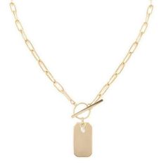 Rectangle Pendant Lariat Necklace- Gold Gold Lariat Necklace, Rectangle Pendant, Lariat Necklace, Necklace Gold, Gold Necklace, Pendant, Gold