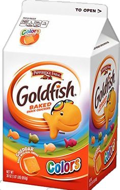 a box of goldfish baked crackers