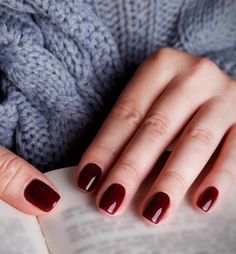 #nails #nailsideas #nailsdesign #nailsart #summernails #summernail #nail #naildesigns #nailart #nailsinspiration #nailsacrylic #acrylicnaildesigns #cutenailsacrylic #coffin nails Latest Nail Colours, Manicure Shellac, Burgundy Nail Polish, Ongles Gel French, Gel Nail Removal, Nagellack Trends, Weak Nails, Sns Nails