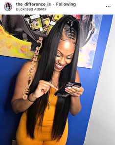 Bday Hairstyles Ideas, Bday Hairstyles, Black Hair Updo Hairstyles, Weave Ponytail Hairstyles, Sleek Ponytail Hairstyles, Weave Ponytail, Black Ponytail Hairstyles, Quick Weave Hairstyles, Goddess Hairstyles