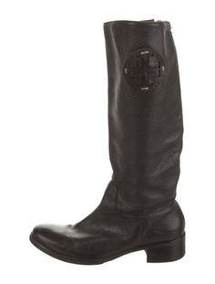 Tory Burch Leather Knee-High Riding BootsBrownRound-ToesDesigner Fit: This designer typically runs true to size.Unfortunately, due to restrictions, this item may not be eligible for shipping in all areas. Tory Burch Tall Boots, Tory Burch Sleeping Bag Boots, Boots Tory Burch, Leather Riding Boots, Boot Shoes Women, Riding Boots, Knee High, Tory Burch, Shoe Boots