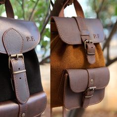 MINI BACKPACK PURSE Leather Small filia Dark Brown Leather & Caramel Suede and Pocket Metal Buckles ,personalized Gift, Laser Engrave - Etsy South Korea Brown Leather Bags With Engraved Logo, Brown Bags With Engraved Logo For Daily Use, Brown Adventure Bags With Leather Patch, Brown Travel Bags With Engraved Logo, Brown Backpack For Gift, Backpack Purse Leather, Mini Backpack Purse, Leather Backpack Purse, Small Backpack