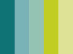 the color palette is green and blue