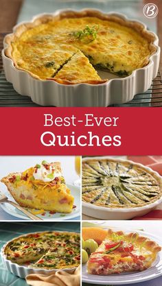 the best - ever quichees cookbook