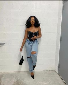 Girls Night Out Outfit Ideas Black Women, Girls Dinner Outfit, Ig Aesthetic, Date Night Outfit Summer, Club Outfits For Women, Girls Night Out Outfits, Homecoming Outfits, Dinner Outfit, Jeans Outfits