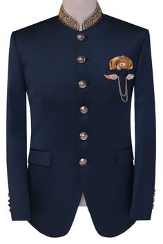 Simplicity is the keynote of all true elegance, so get customize this Uomo Attire's elegant look Ink blue prince coat show true elegance on special occasion. - Color is absolutely stunning. - It's made to measure, so it's guaranteed to fit you perfectly. For online order plz visit: https://uomoattire.com/ or ☎️ Call/WhatsApp on +92300-7668666 / 0300-7618666