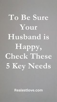 You will discover the top key needs that will help you ascertain whether your husband is truly happy. I’ll also provide tips on how to make him happy. So, read on. Happy Marriage Tips, Commit Adultery, Reading Material, Career Development, Happy Marriage, Marriage Advice, Relationship Advice