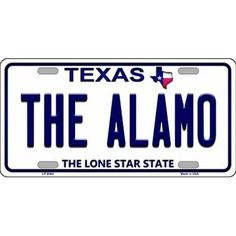 a license plate that says el paso the lone star state is on it's side