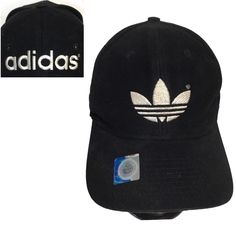 Adidas Spellout Black 100% Cotton Strap Back Trucker Hat Baseball Cap Osfa Official Nwot Unisex Advertising Cpm. 2.8 Farming Fishing Hiking Black Adidas, Adidas Men, Baseball Cap, Trucker Hat, Baseball Hats, Accessories Hats, The 100, Mens Accessories, Adidas