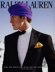 Ralph Lauren Ad Campaigns, Ralph Lauren Ad, Ralph Lauren Ads, Tyson Beckford, Sisters Boyfriend, Canadian Tuxedo, Ladies Who Lunch, Turban Style, Next Top Model