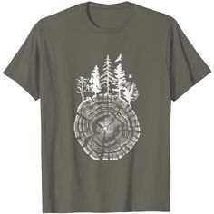 Tree And Forest T Shirt The United States, Forest, United States, T Shirt