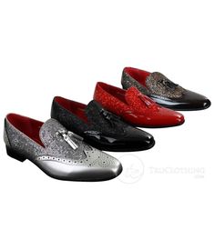 Mens Smart Party Shiny Tassle Shoes Red Silver Black Slip On Patent Leather: Buy Online - Happy Gentleman United States 1920s Suits, 3 Piece Suit Wedding, Peaky Blinders Suit, Watch Belt, Sheepskin Jacket, Black Slip On, Navy Suit, Tweed Suits, Christmas Ball