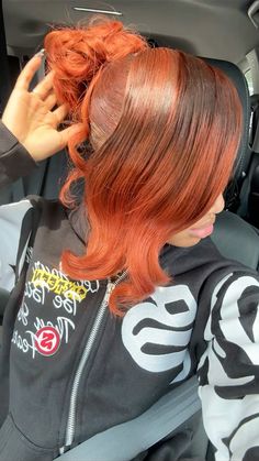 Ginger Hairstyles Black Women, Ginger Hairstyles, Natural Ginger, Side Face, Cute Ponytails, Hair Color Streaks, Hairstyles Black Women, Hair Dyes