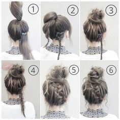 Perfect for a lazy day Sanggul Modern, Fast Hairstyles, Work Hairstyles, Trik Fotografi, 가을 패션, Hairstyles For School