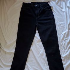 Nwt Sexy Black White Stitching Skinny Jeans. Club, Work Pants. Slight Stretch. Jeans Black Fitted Jeans With Cropped Leg, Black Fitted Cropped Jeans, Black Straight Leg Jeans For Night Out, Fitted Black Cropped Jeans, Sleek High Rise Black Jeans, Sleek Black High Rise Jeans, Sleek High Rise Jeans For Night Out, Black High Rise Jeans For Night Out, Ankle Jeans