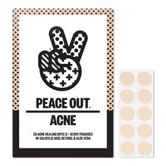 Salicylic Acid Acne Healing Dots - Peace Out | Ulta Beauty Clear Skin Overnight, Skincare Acne, Pimple Patches, Chemical Exfoliation, Salicylic Acid Acne, Acne Solutions, Acne Spots, Best Skincare Products, Acne Blemishes