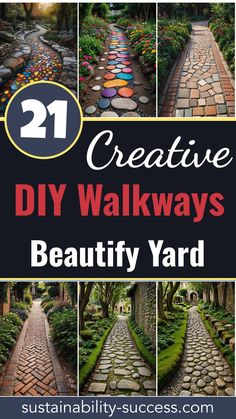 21 Cheap Diy Walkway Ideas To Transform Your Yard Backyard Firepit Area, Creative Landscaping